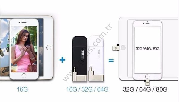 DM LİFE APD001 İPHONE USB FLASH BELLEK 32 GB