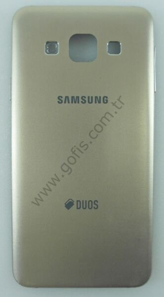 SAMSUNG GALAXY A3 A300 ARKA KASA KAPAK METAL GOLD %100 ORİJİNAL