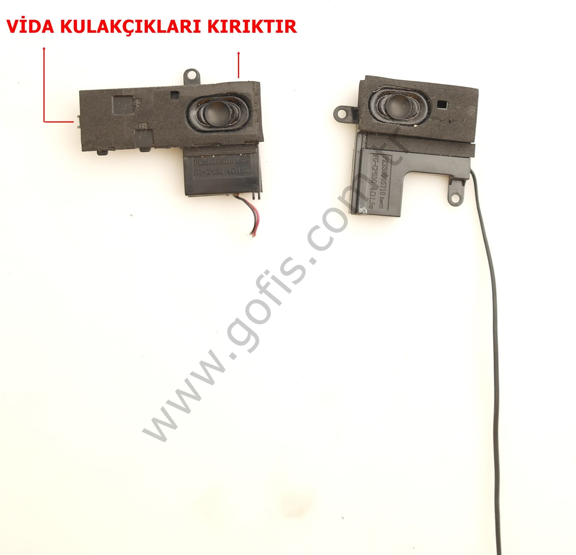 HP COMPAQ NX7010 HOPARLÖR SAĞ SOL SET PK230005610 PK230005710 FG-CP630 337015-001 SPEAKERS