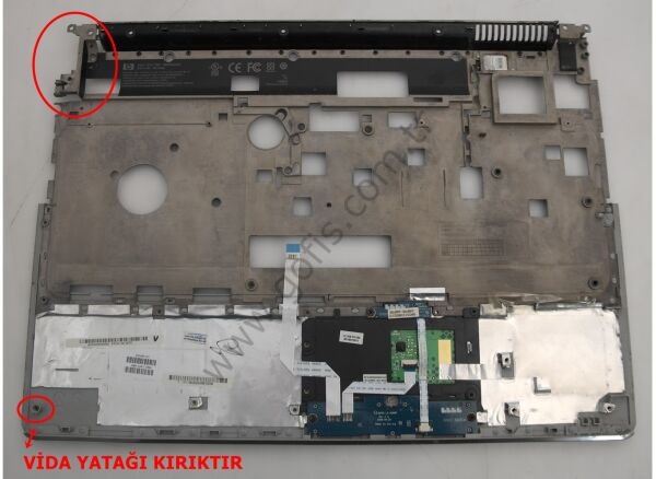 HP PAVİLİON DV7 ÜST KASA 480465-001 AP03W000M00 KLAVYE KASASI