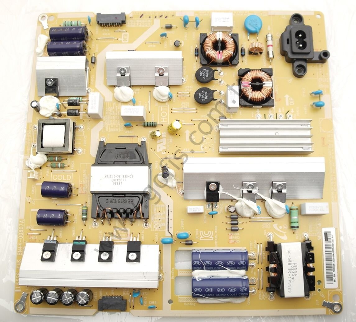 SAMSUNG UE55JU6570U POWER BOARD BN44-00807A L55S6_FHS BESLEME KARTI