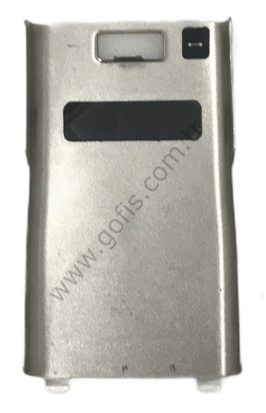 NOKİA E50 ARKA PİL KAPAK METAL GÜMÜŞ