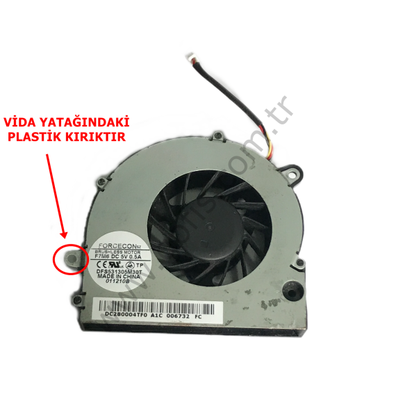 LENOVO G550 20023 FAN DFS531305M30T DC280004TF0
