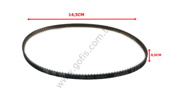 RİCOH AFİCİO MP2000 BELT KAYIŞ PB 24 076 BANDO ECO S2M 290 0,5CM 14,5CM