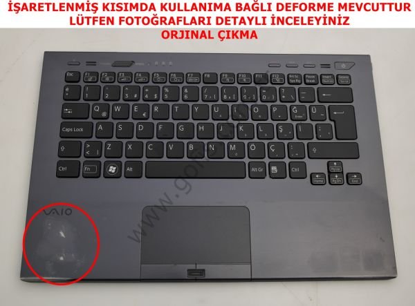 SONY VPCSB ÜST KASA KLAVYE 024-0023-8024-A KLAVYE KASASI