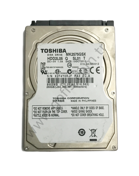 RİCOH AFİCİO MPC3002 MPC3502 FİRMWARE HARDDİSK 250GB HDD2L05 MK2575GSX 001X01001 CYL16383