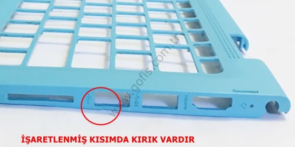 HP X360 11-AA ÜST KASA AP1U4000370 KLAVYE KASASI *İŞARETLENMİŞ VİDA YATAKLARI KIRIKTIR*