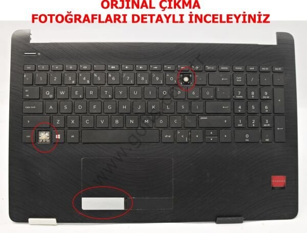 HP 15-BS 15-BW 250 G6 255 G6 ÜST KASA AP204000610 EKSİK TUŞ