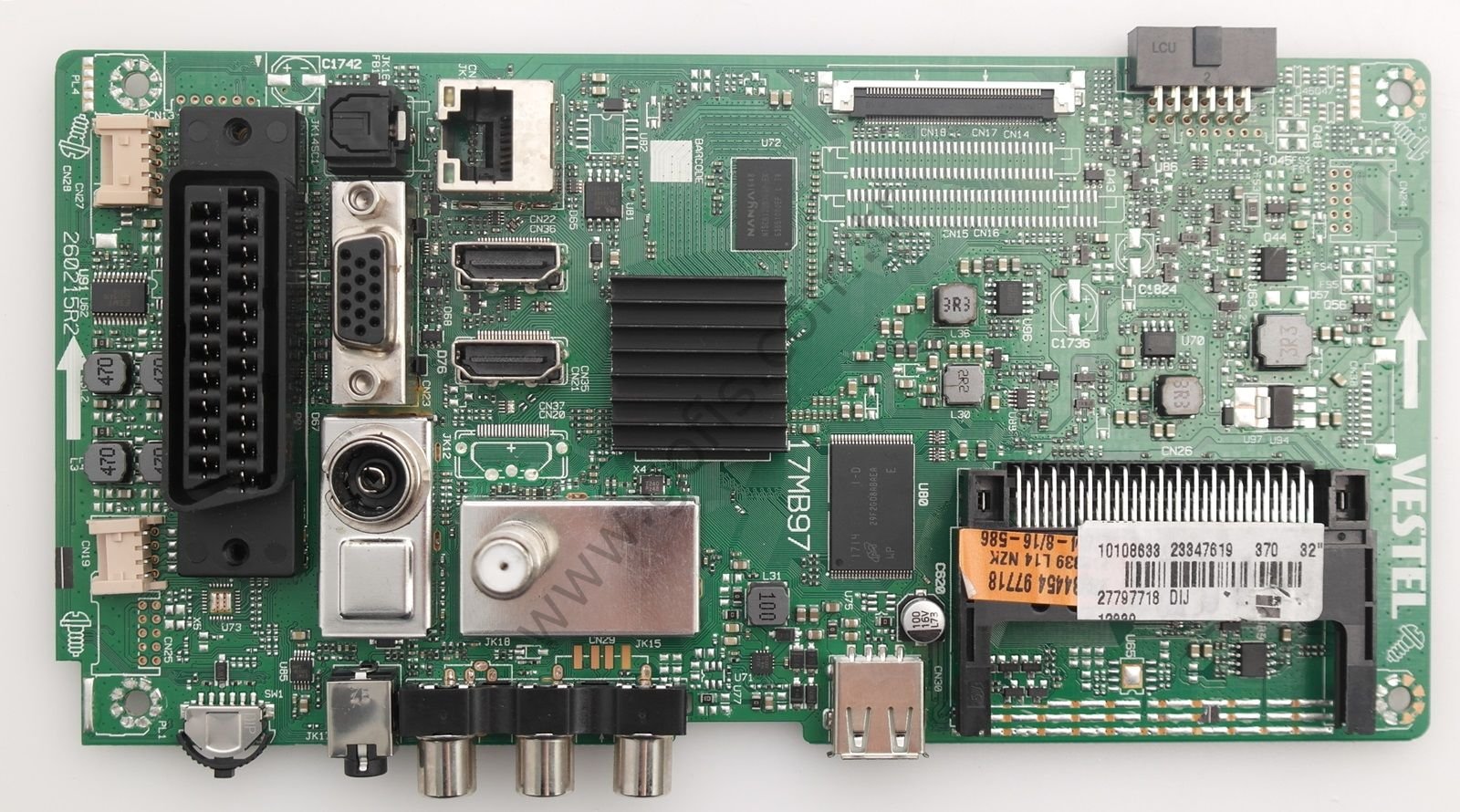 SEG 32SCF7620 ANAKART 17MB97 10108633 23347619 MAİN BOARD 260215R2
