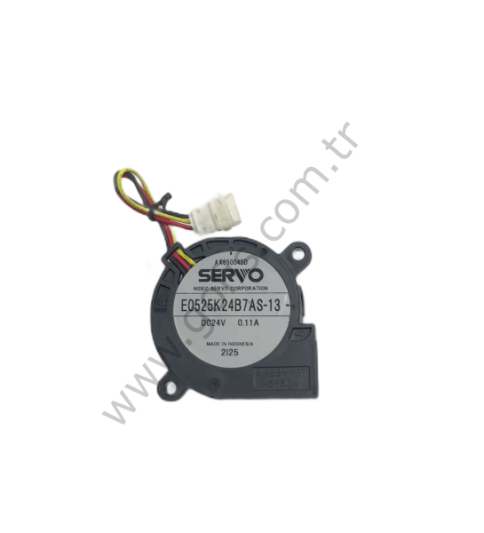 RİCOH AFİCİO MPC3002 MPC3502 SALYANGOZ FAN SERVO AX650045D E0525K24B7AS-13 DC24V 0.11A 4,5x4,5CM