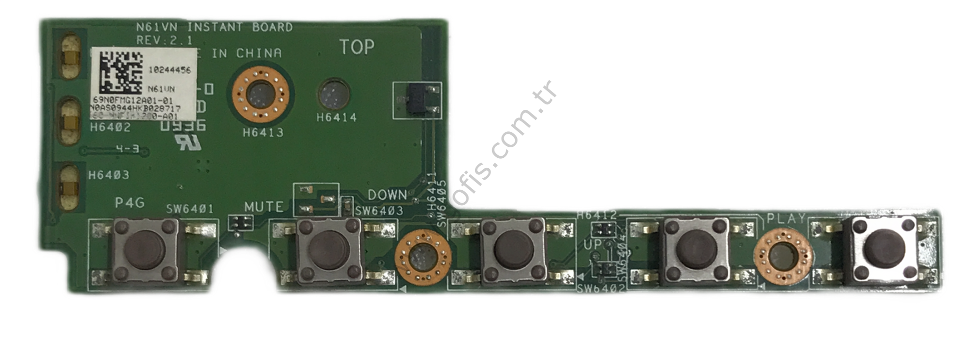 ASUS N61 N61J N61VN N61VG MEDİA BUTTON BOARD 69N0FMG12A01-01