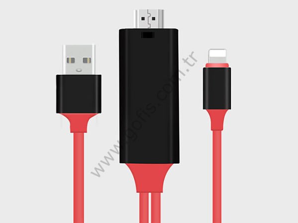 APPLE İPHONE İPAD LİGHTNİNG GİRİŞLİ HDMI KABLO