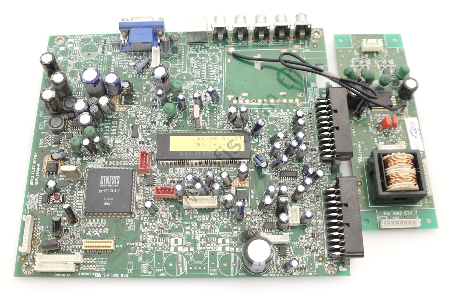 ARÇELİK 4382 ANAKART QW5.190R-5 MAİN BOARD + BEKO Y48.195R-4 SES KARTI
