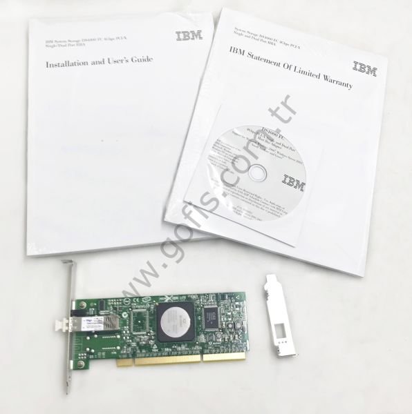 IBM QLA2460-IBMX 4GB SİNGLE PORT FİBER CHANNEL PCI-X NETWORK ADAPTER 39M6018 39M6017