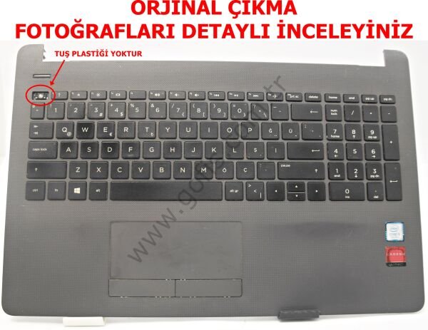 HP PAVİLİON 15 250 G6 255 G6 ÜST KASA KLAVYE AP204000E20 KLAVYE KASASI *ESC TUŞ PLASTİĞİ YOKTUR*