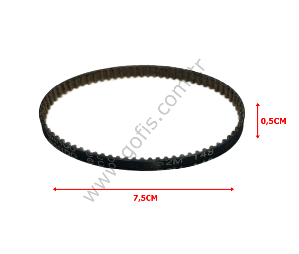 RİCOH AFİCİO MPC3002 MPC3502 BELT KAYIŞ S2M 148 0,5CM 7,5CM