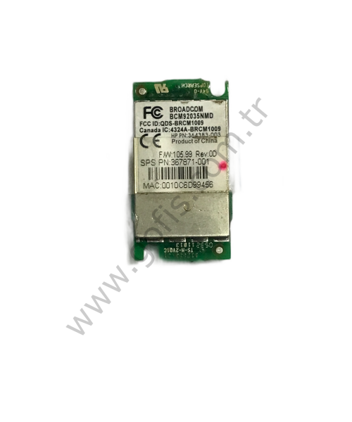 HP COMPAQ NX6110 BLUETOOTH KARTI 364383-003 367871-001 BCM92035NMD