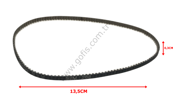 RİCOH AFİCİO MPC3002 MPC3502 BELT KAYIŞ S2M 268 0,3CM 13,5CM