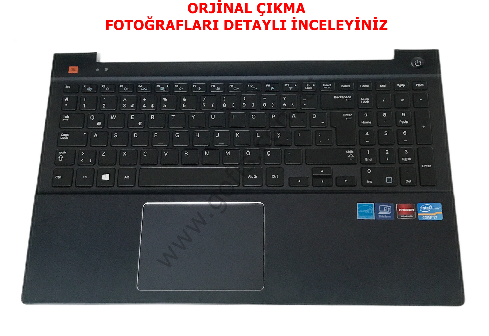 SAMSUNG 870Z5E NP780Z5E NP880Z5E ÜST KASA KLAVYE BA81-18327A BA75-04639F KLAVYE KASASI
