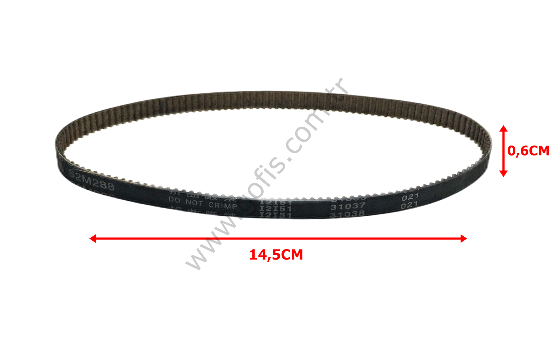 RİCOH AFİCİO MPC3002 MPC3502 BELT KAYIŞ GREENECO S2M288 0,6CM 14,5CM
