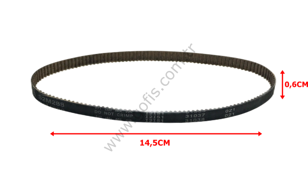 RİCOH AFİCİO MPC3002 MPC3502 BELT KAYIŞ GREENECO S2M288 0,6CM 14,5CM