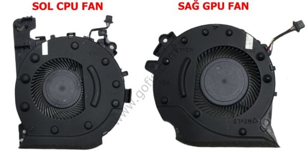 HP PAVİLİON GAMİNG 15-CX CPU-GPU FAN DC28000M4F0 DC28000M5F0 L20335-001 L20334-001 %100 ORİJİNAL