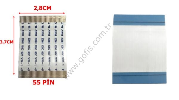 2,8CM 3,7CM 55 PİN FLEX KABLO