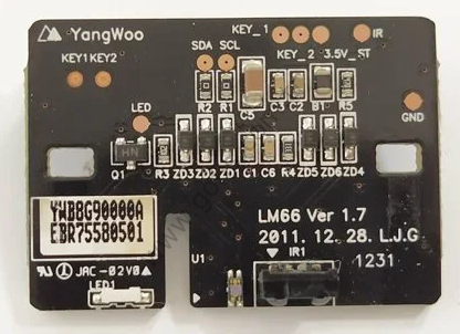 LG 42LS3450 IR SENSÖR LM66 VER 1.7 EBR75580501 ALICI GÖZ