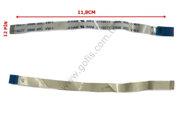 JI-HAW AWM E118077 2896 80C VW-1 FLEX KABLO 11,8CM 12 PİN FLEX CABLE