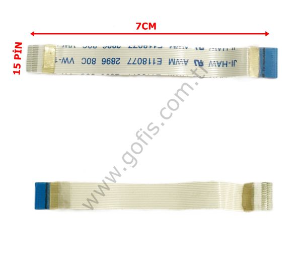 JI-HAW AWM E118077 2896 80C VW-1 FLEX KABLO 7CM 15 PİN FLEX CABLE