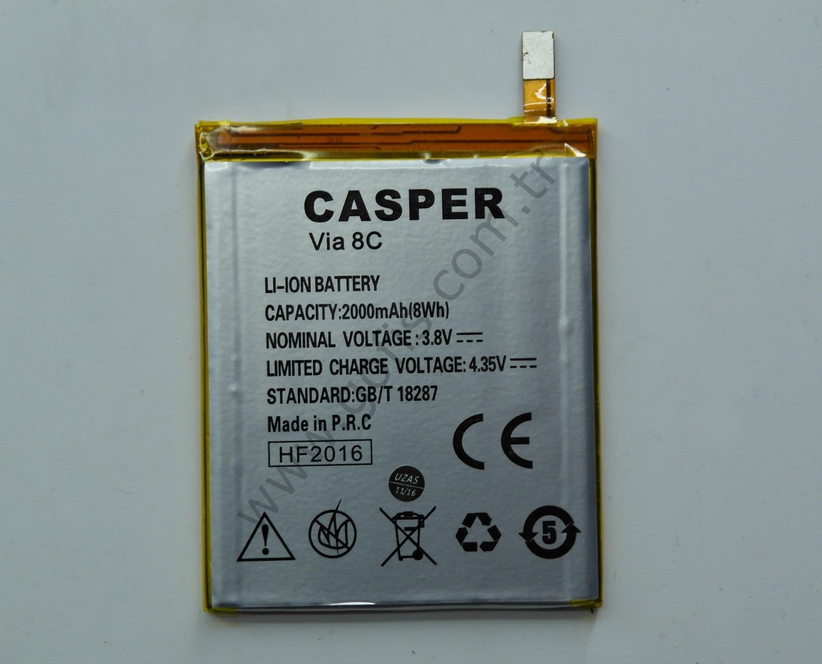 CASPER VİA 8C PİL BATARYA 2000mAh %100 UYUMLU