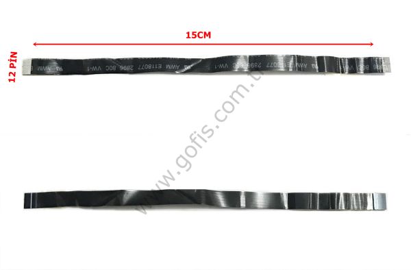 AWM E118077 2896 80C VW-1 FLEX KABLO 15CM 12 PİN FLEX CABLE