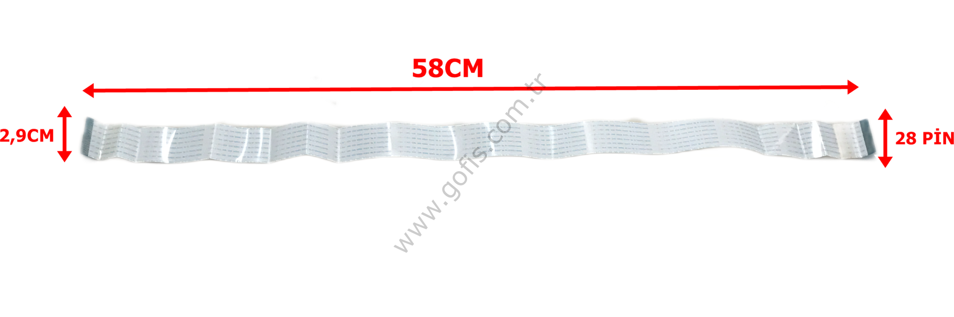 OKİ MB451 HVDS FLEX KABLO 2,9CM 58CM 28 PİN