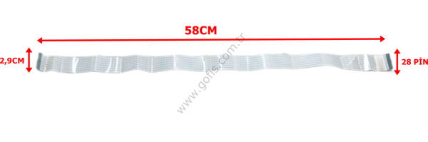 OKİ MB451 HVDS FLEX KABLO 2,9CM 58CM 28 PİN