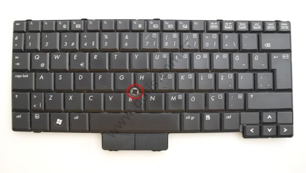 HP ELİTEBOOK 2530P KLAVYE TÜRKÇE Q V070102AK1 PK1303B02P0 506677-141