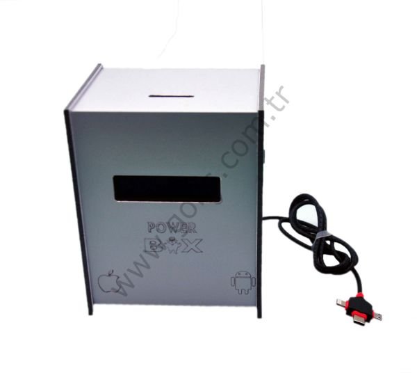 POWER BOX 1 TL İLE ÇALIŞAN 4'LÜ ŞARJ STANDI