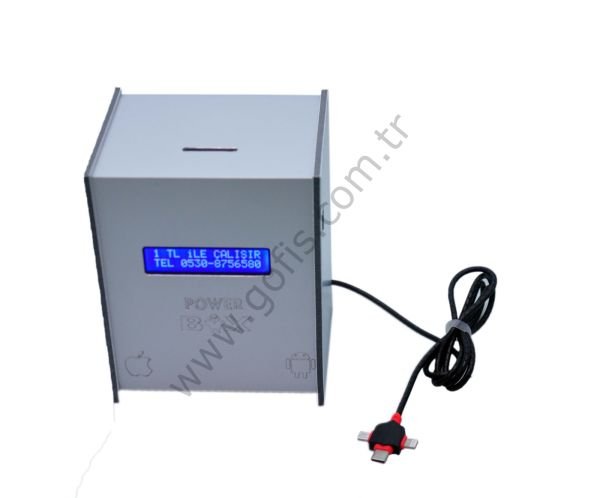 POWER BOX 1 TL İLE ÇALIŞAN 4'LÜ ŞARJ STANDI