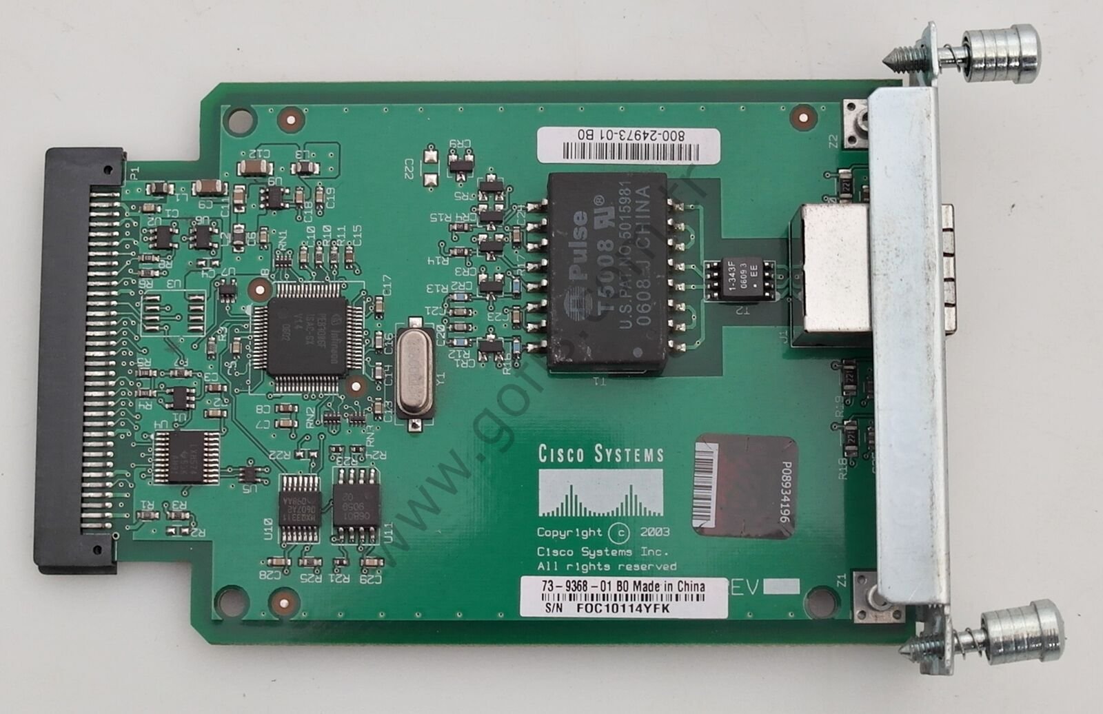 CİSCO WIC-1B-S/T-V3 73-9368-01 800-24973-01 SİNGLE PORT İNTERFACE CARD