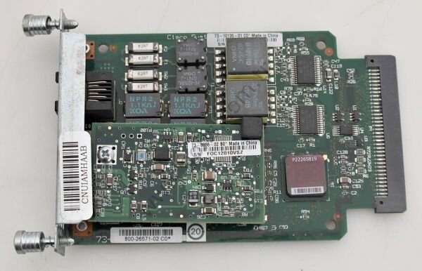 CİSCO WIC-1-SHDSL-V3 73-10135-01 800-26571-02 73-8866-02 SİNGLE PORT G.SHDSL WAN İNTERFACE CARD