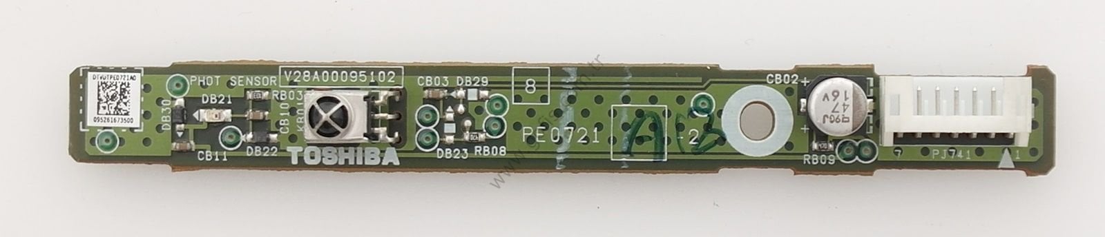 TOSHIBA 40LV655P IR SENSÖR PE0721 V28A00095400 V28A00095102 KUMANDA GÖZÜ