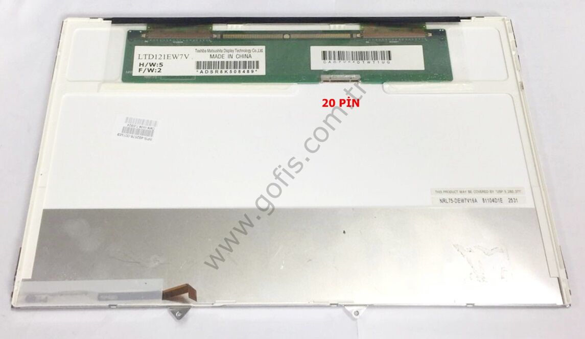 LTD121EW7V NOTEBOOK LED EKRAN 12.1'' 20 PİN