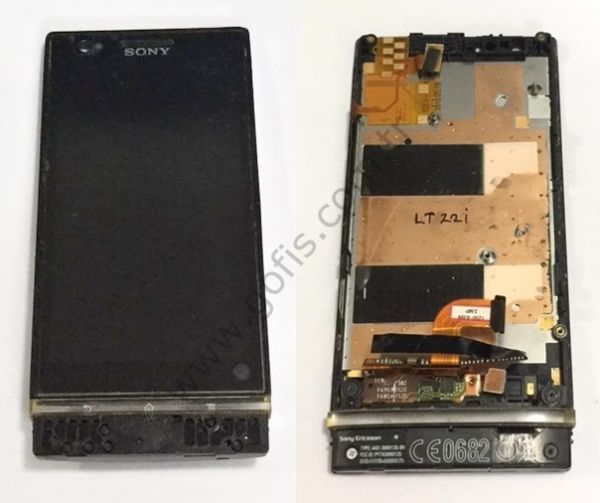 SONY XPERİA P LT22I LCD EKRAN DOKUNMATİK +ÇITA SİYAH %100 ORİJİNAL