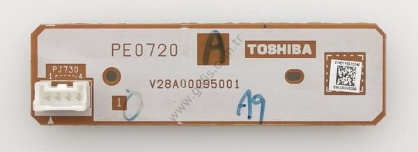 TOSHIBA 40LV655P TUŞ TAKIMI PE0720 V28A00095300 V28A00095001 BUTTON BOARD
