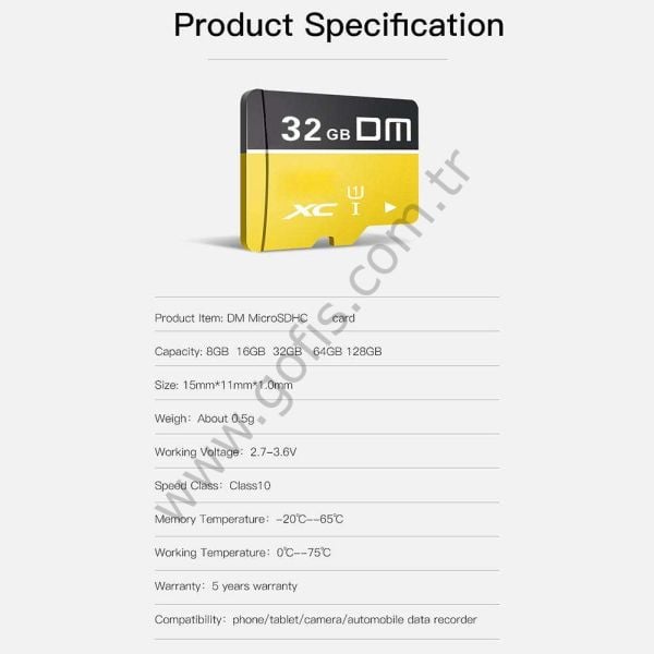 DM LİFE 16GB/32GB MİCRO SD KART