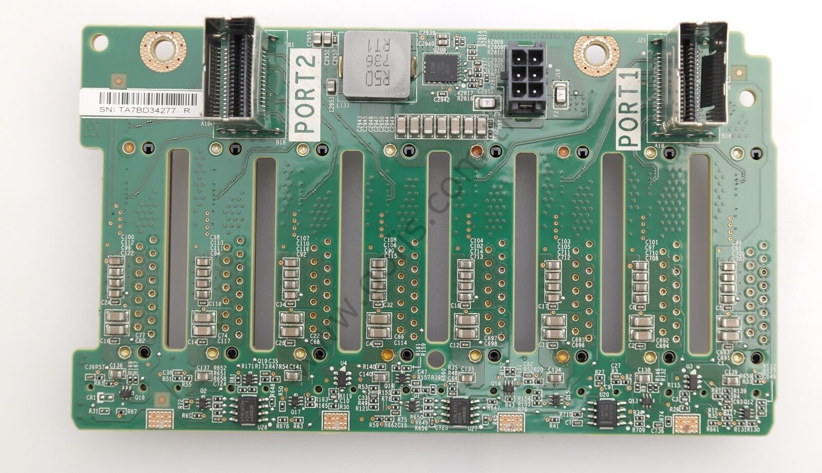 HP SAS SATA 8 SLOT SFF BACKPLANE BOARD 832305-001 777279-001