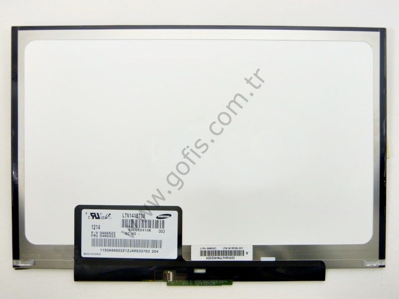 SAMSUNG LTN141BT08 NOTEBOOK SLİM LED EKRAN 14.1'' 30 PİN 0A66622 04W0433 LJ96-04805C