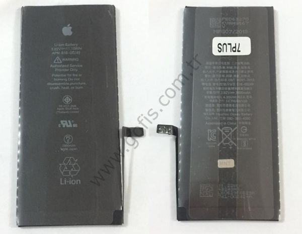 APPLE İPHONE 7 PLUS PİL BATARYA 616-00249 2900mAh %100 UYUMLU
