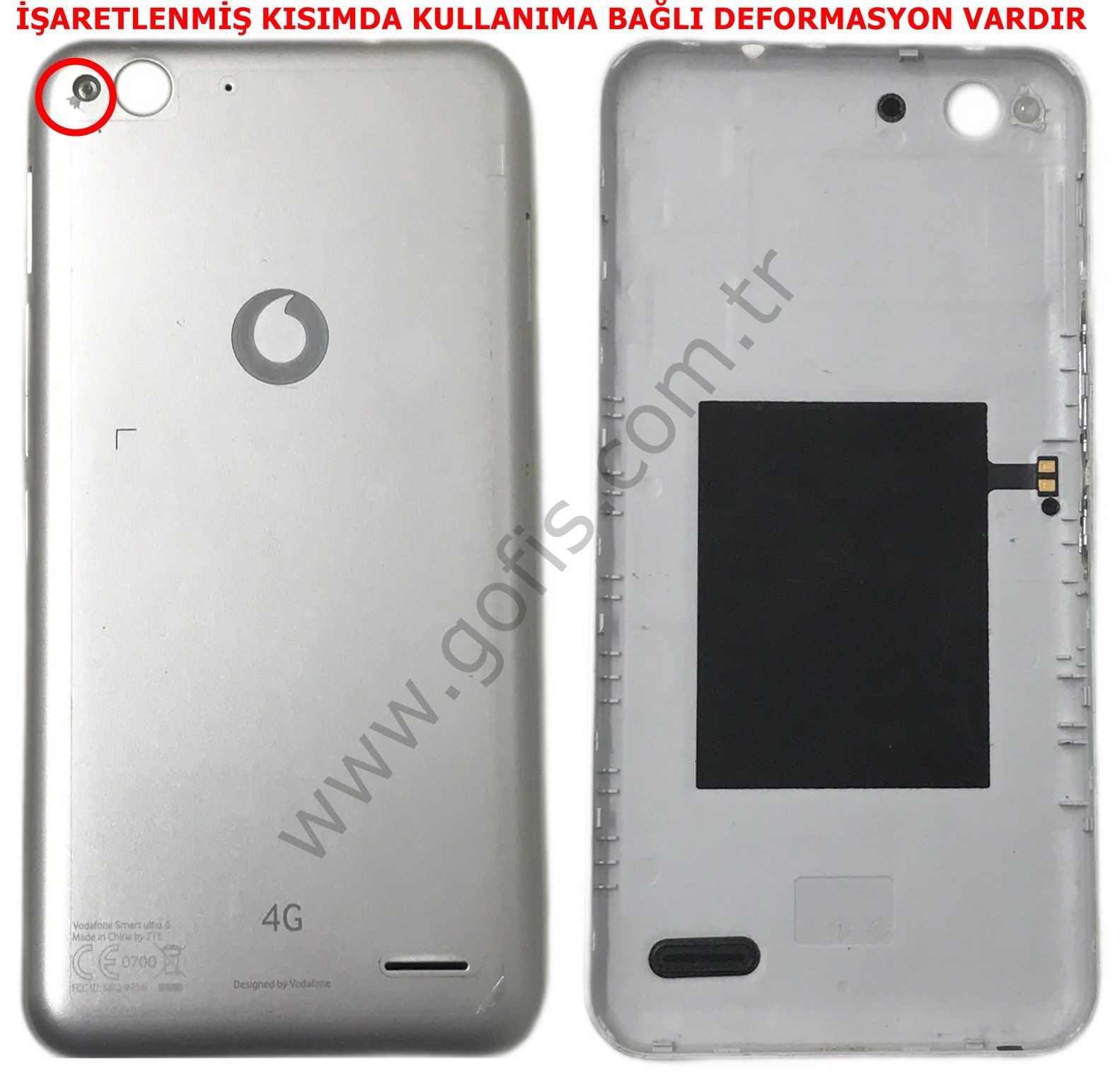 VODAFONE SMART ULTRA 6 ARKA PİL BATARYA KAPAK