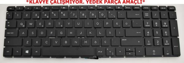 HP 250 G6 255 G6 KLAVYE TÜRKÇE Q PK132041A18 NSK-XDASC *YEDEK PARÇA AMAÇLI*