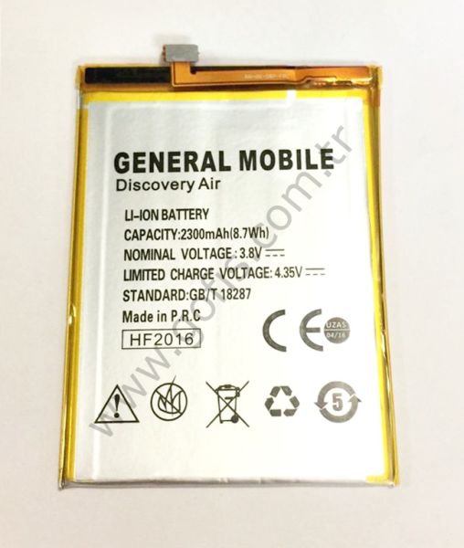 GENERAL MOBİLE DİSCOVERY AİR PİL BATARYA 2300MAH %100 UYUMLU